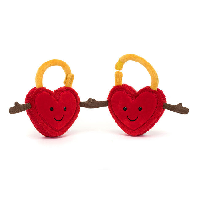 Jellycat Amuseables Serrures d'amour Val & Tina